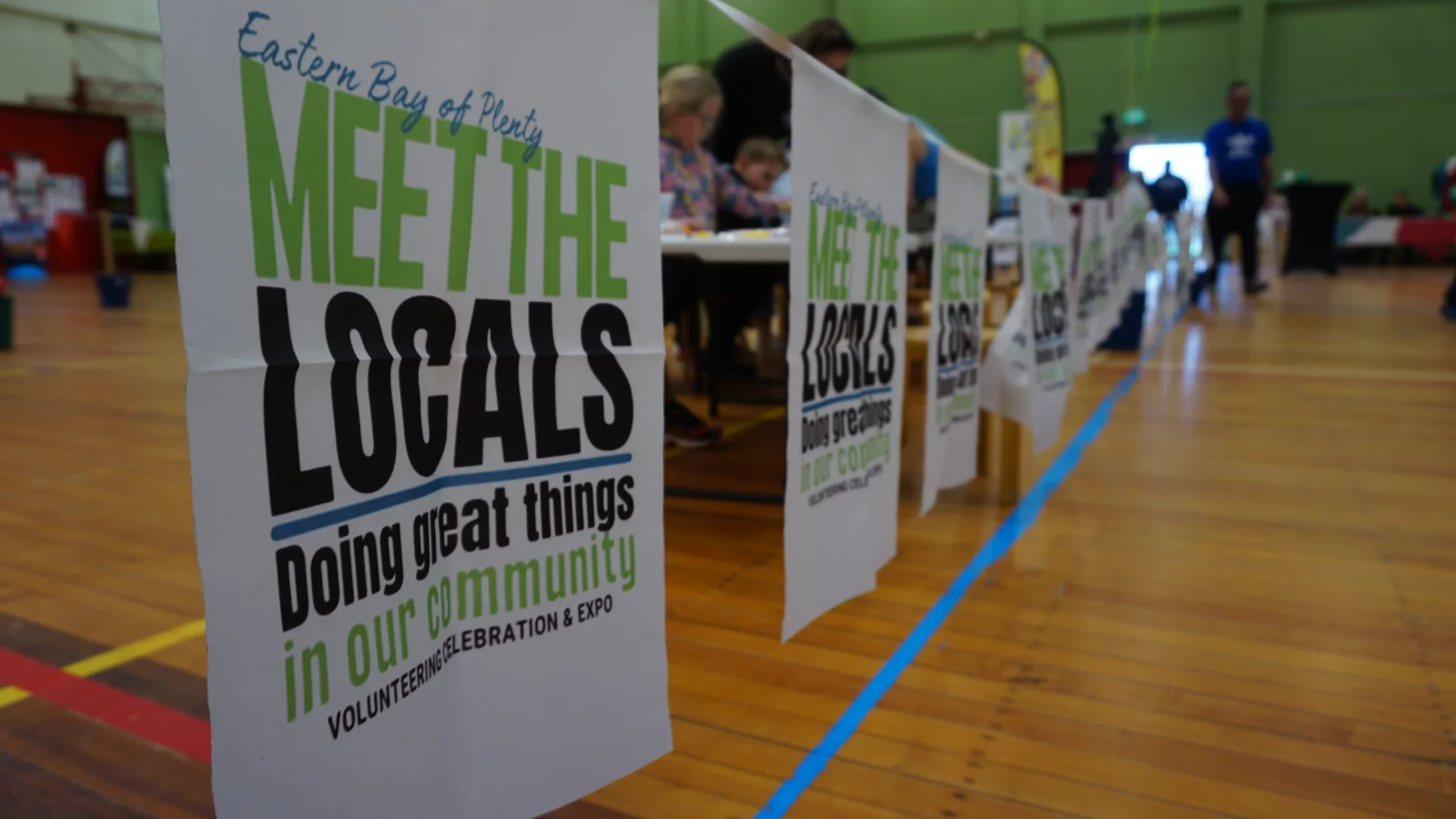Community stands at Meet the Locals